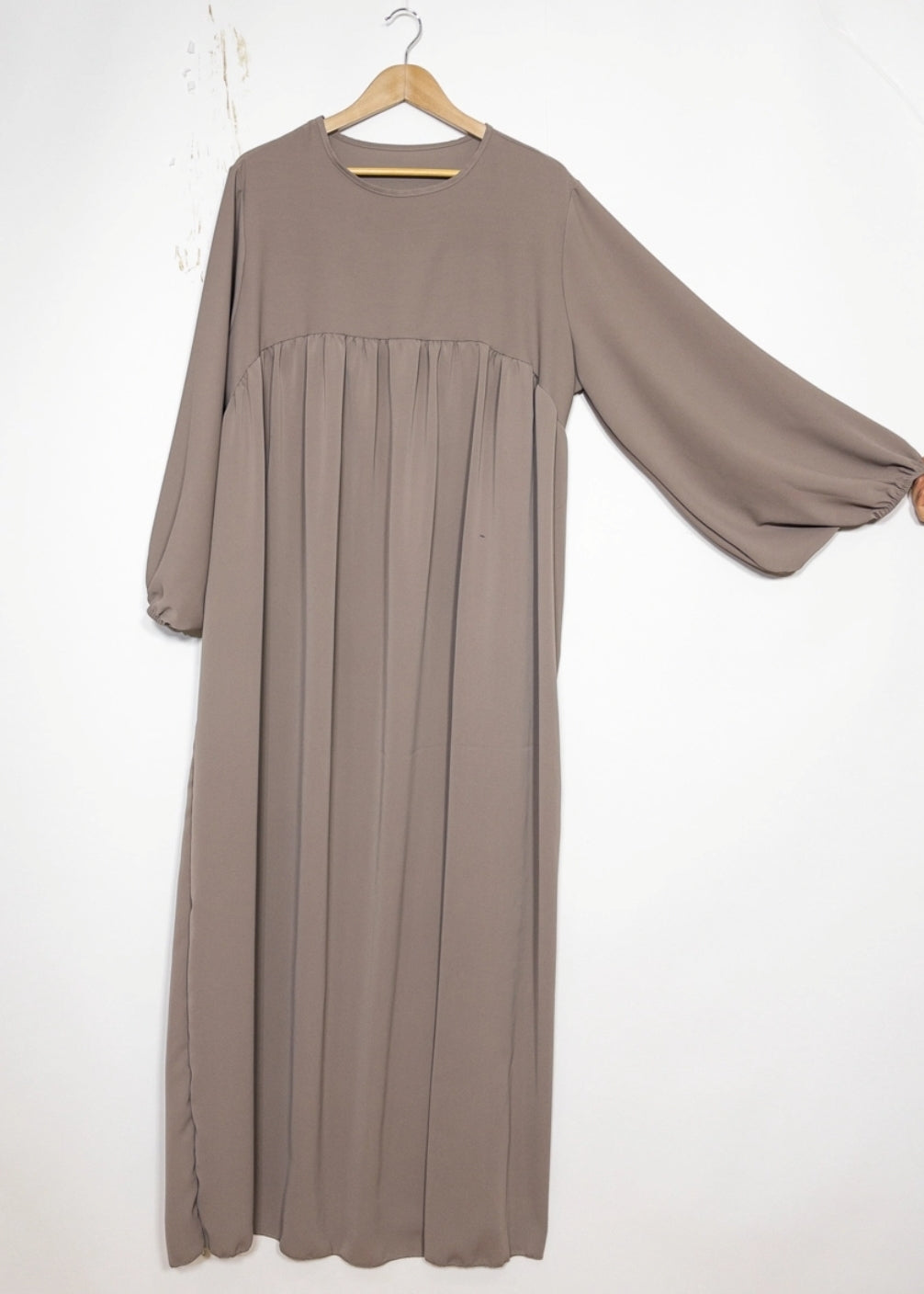 Abaya Lina mit Puffärmeln Jazzstoff