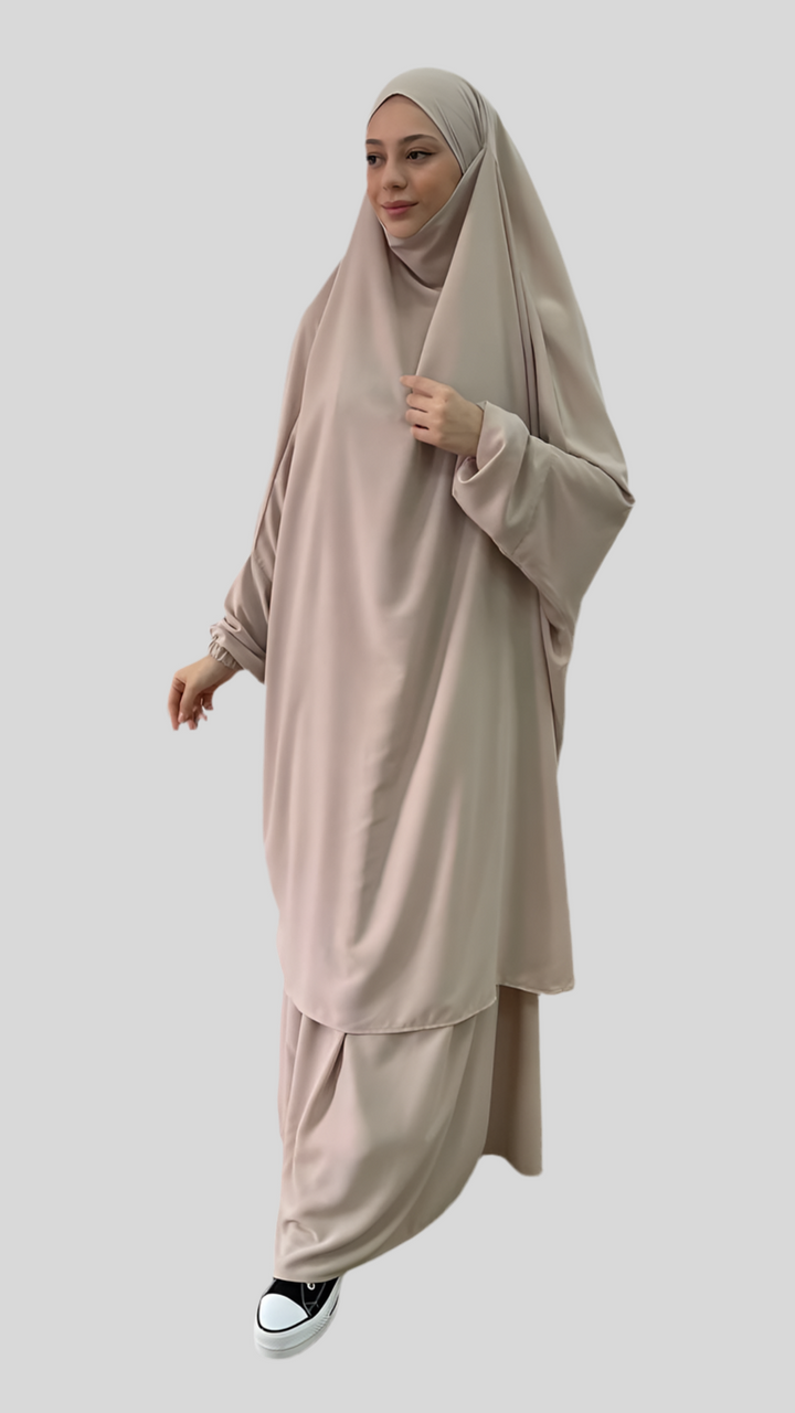 Hoogwaardige jilbab 2-delig