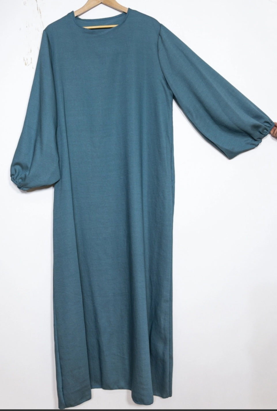 Abaya Malika aus Jazzstoff mit Ballonärmeln