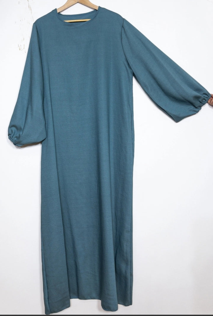Abaya Malika aus Jazzstoff mit Ballonärmeln