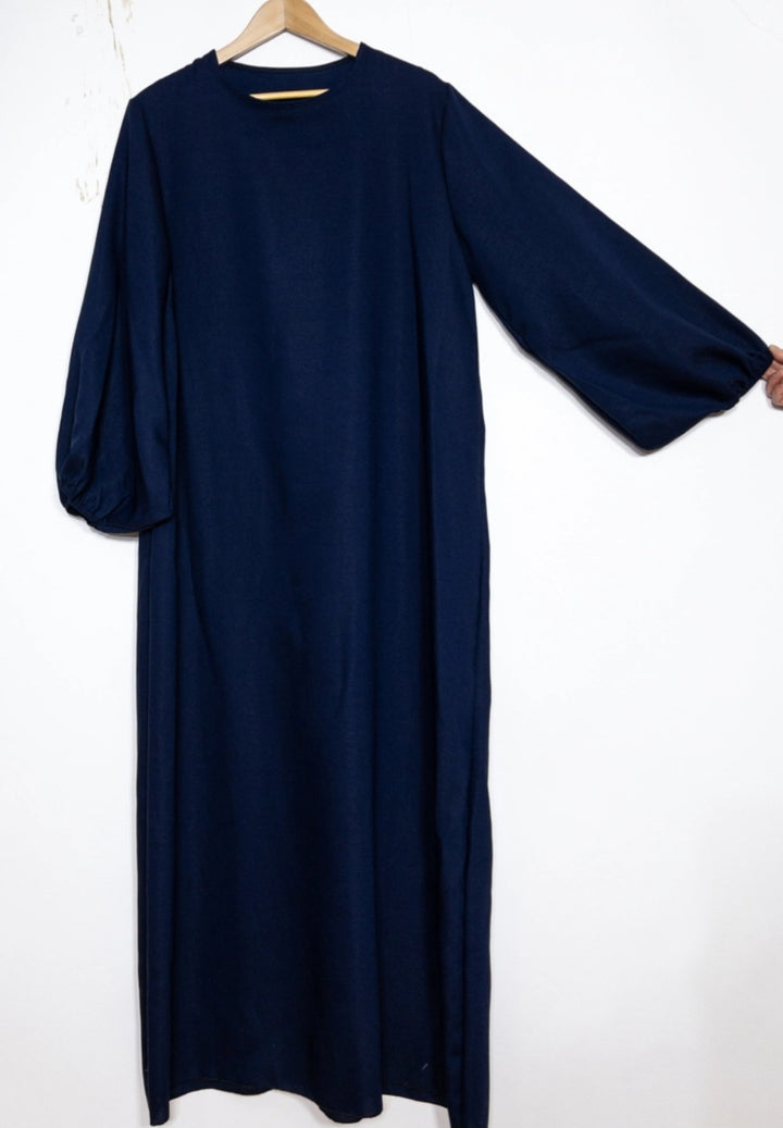 Abaya Malika aus Jazzstoff mit Ballonärmeln