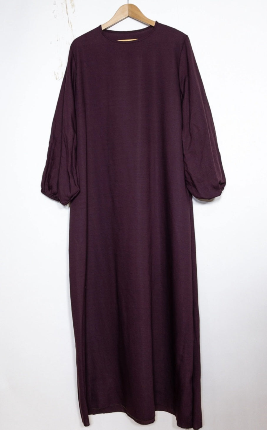 Abaya Malika aus Jazzstoff mit Ballonärmeln